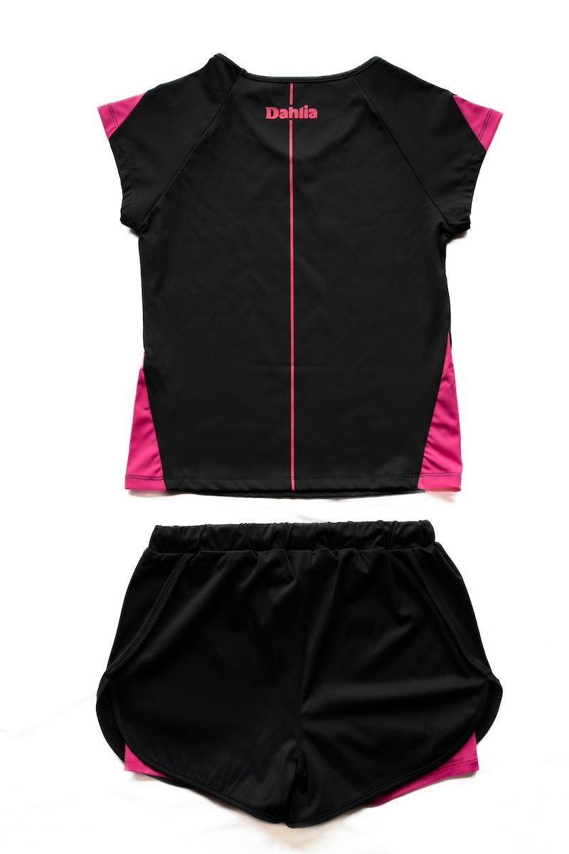 Dahlia 新体操 練習用ウェア 上下セット|Tシャツ&スパッツ