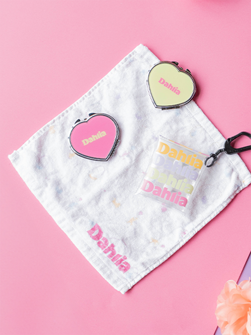 Dahlia オリジナルハンドタオル｜新体操イラスト＆ロゴ入り